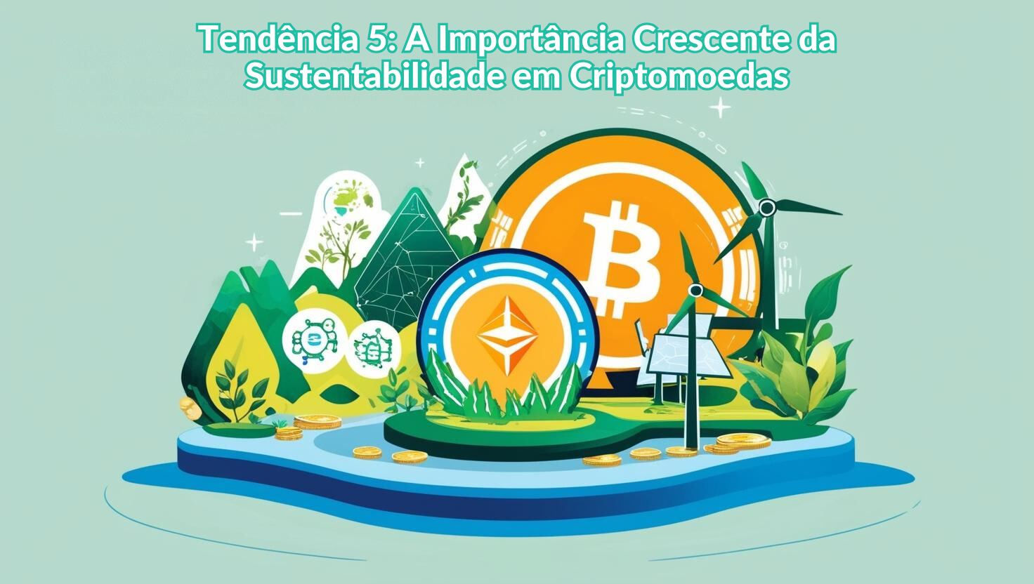 Tendência 5: A Importância Crescente da Sustentabilidade em Criptomoedas - criptomoedas no comércio eletrônico